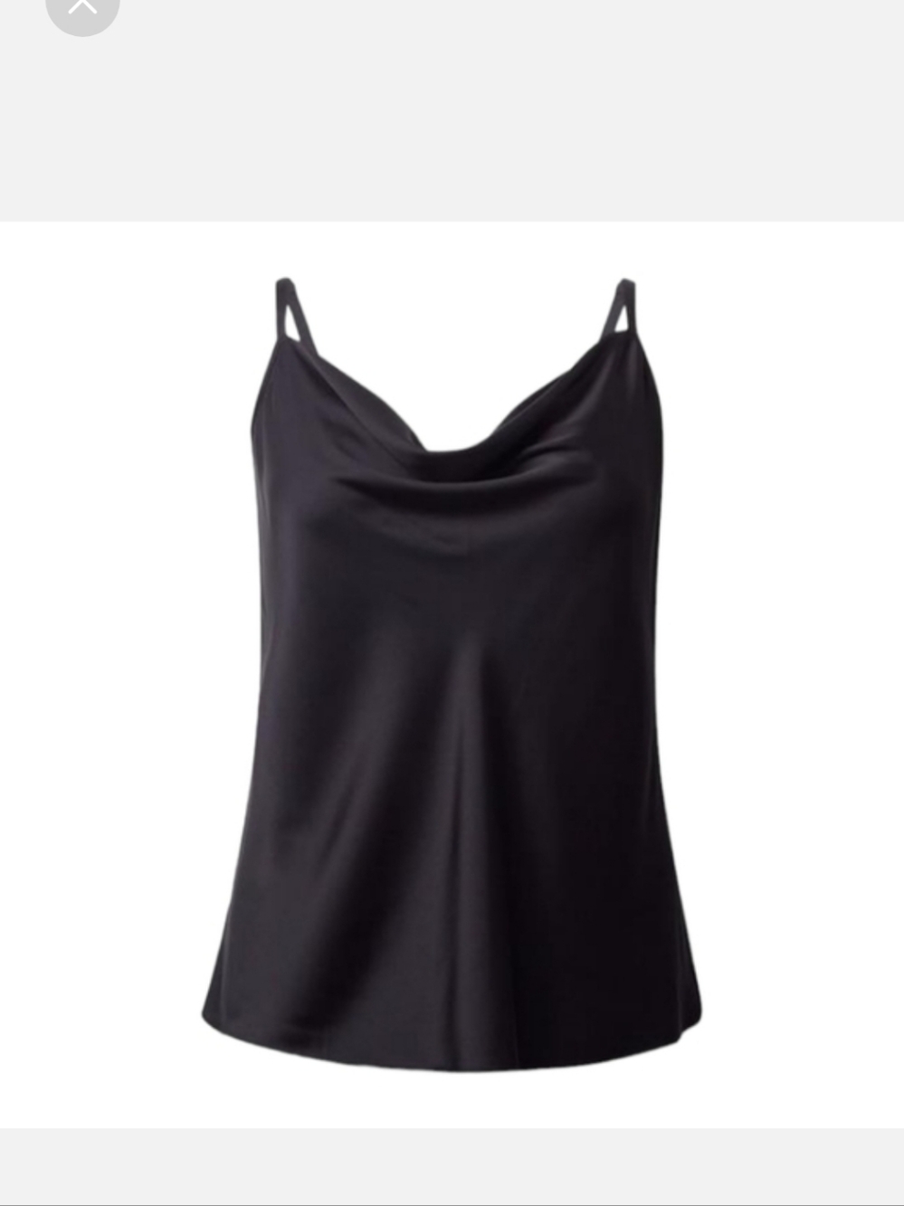 "Satin Cowl Neck Cami"